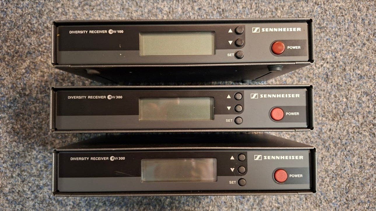 Sennheiser EW 100/300  Diversity Ontvangers (3 stuks), Muziek en Instrumenten, Ophalen of Verzenden
