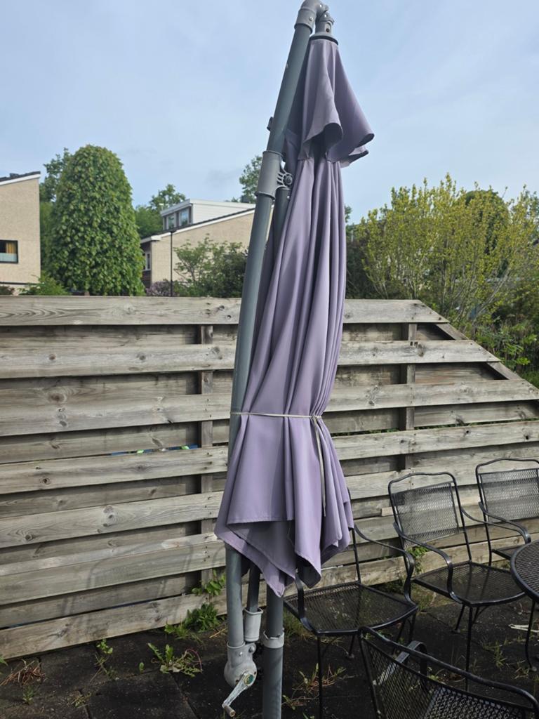 Tuin paraplu, Ophalen of Verzenden, Minder dan 1 meter, Parasolvoet
