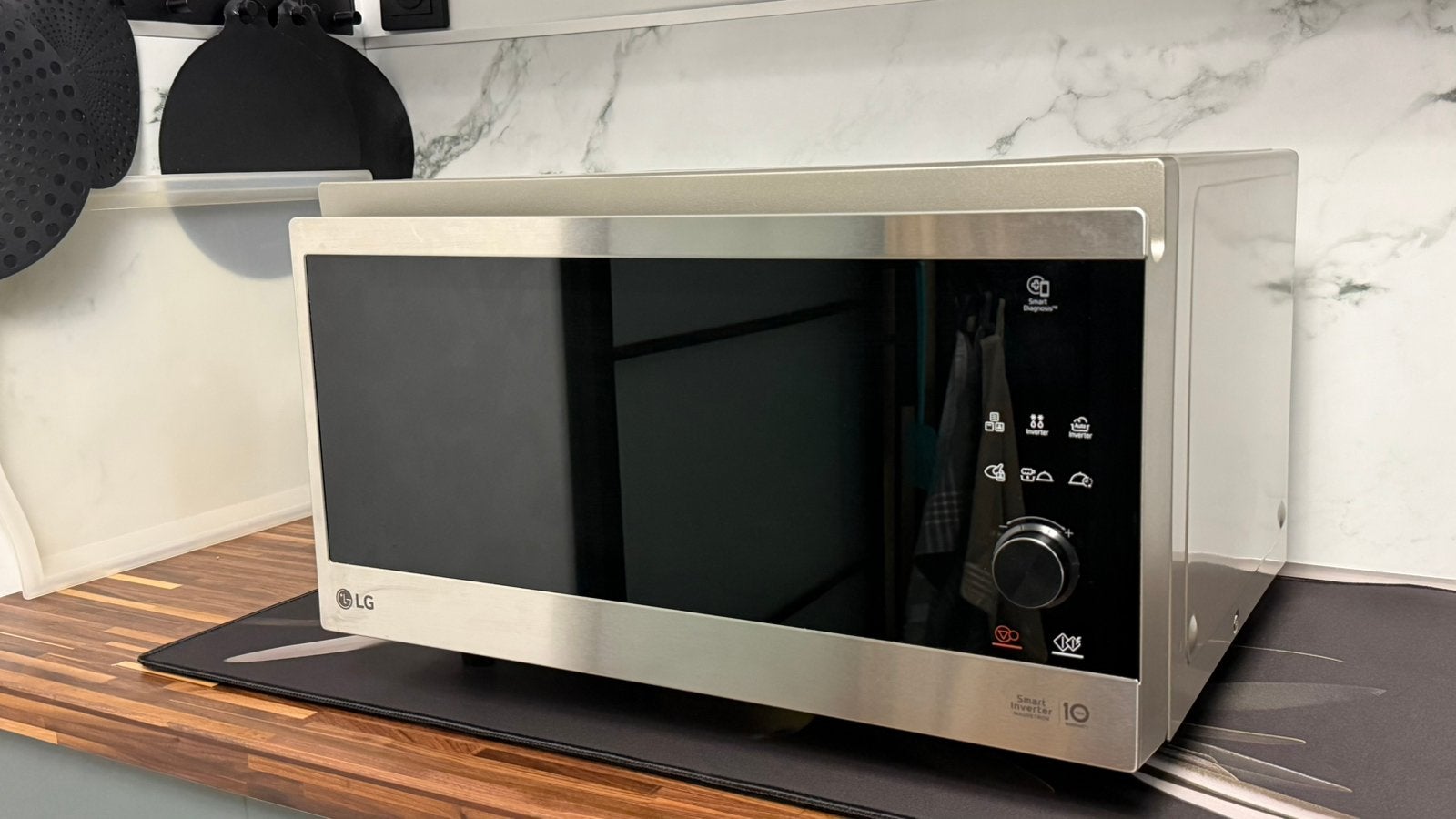 LG - Combi - Magnetron / Oven, Witgoed en Apparatuur, Ophalen of Verzenden, Zo goed als nieuw, Oven, 45 tot 60 cm