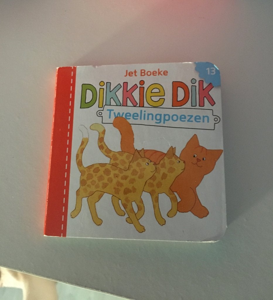 Dikkie dik dubbelzijdig boekje tweeling poezen en korenveld, Boeken, Kinderboeken | Baby's en Peuters, Ophalen of Verzenden, Zo goed als nieuw