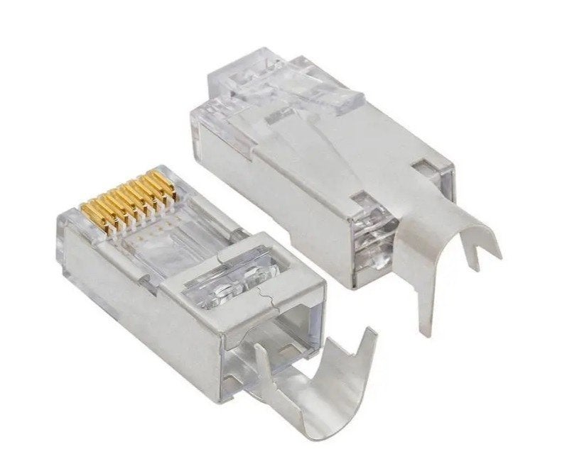 EZ-RJ45 CAT5E/6 shielded doorvoorplug tbv tang 60537 (50 stu, Verzenden, Nieuw