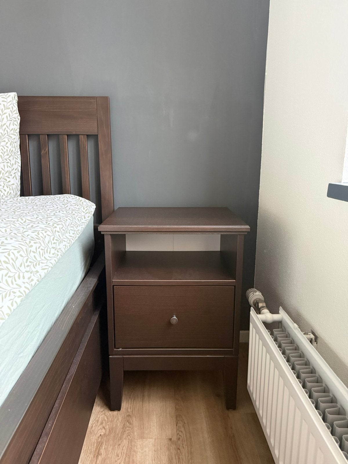 2x Ikea Idanas Nachtkastjes, Ophalen, Zo goed als nieuw, Minder dan 45 cm