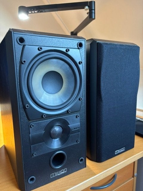 Set Mission 751 luidsprekers, Ophalen, Zo goed als nieuw, Boekenplank luidspreker, 60 tot 120 watt
