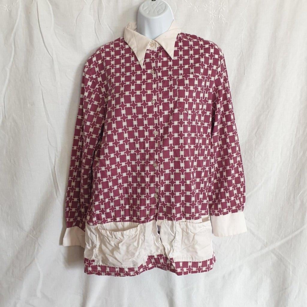 Gave jaren 70 blouse. Mt M, Maat 38/40 (M), Carnaval, ., Ophalen of Verzenden