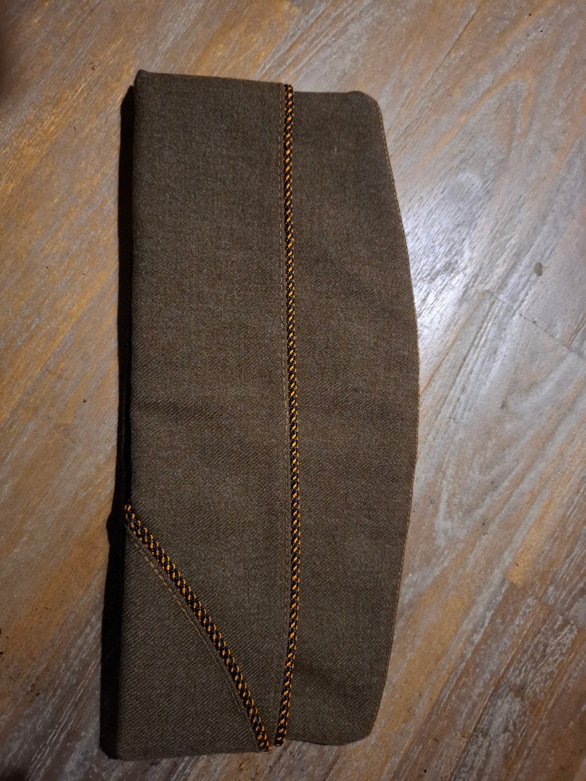 Te koop WW2 US Tank Destroyer garrison cap, Ophalen of Verzenden, Landmacht, Amerika, Helm of Baret