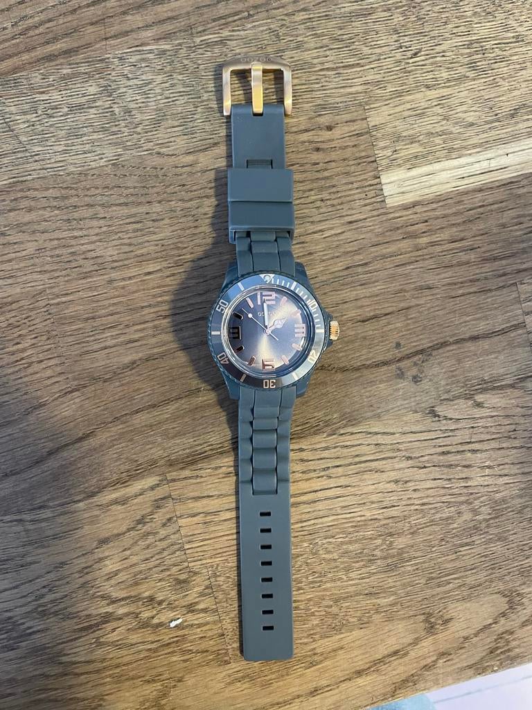 Mooi grijs Oozoo horloge met bronze tinten, Overige materialen, Met bandje, Polshorloge, 1960 of later