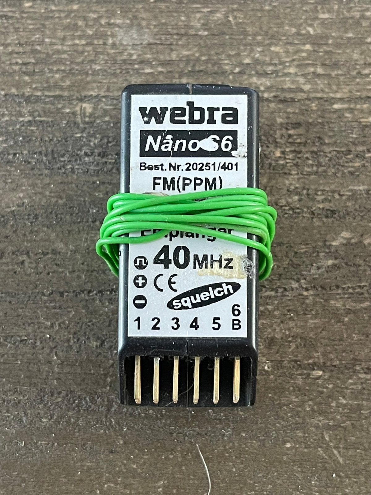 Webra Nano S6 FM ontvanger rc, Ophalen of Verzenden, Gebruikt
