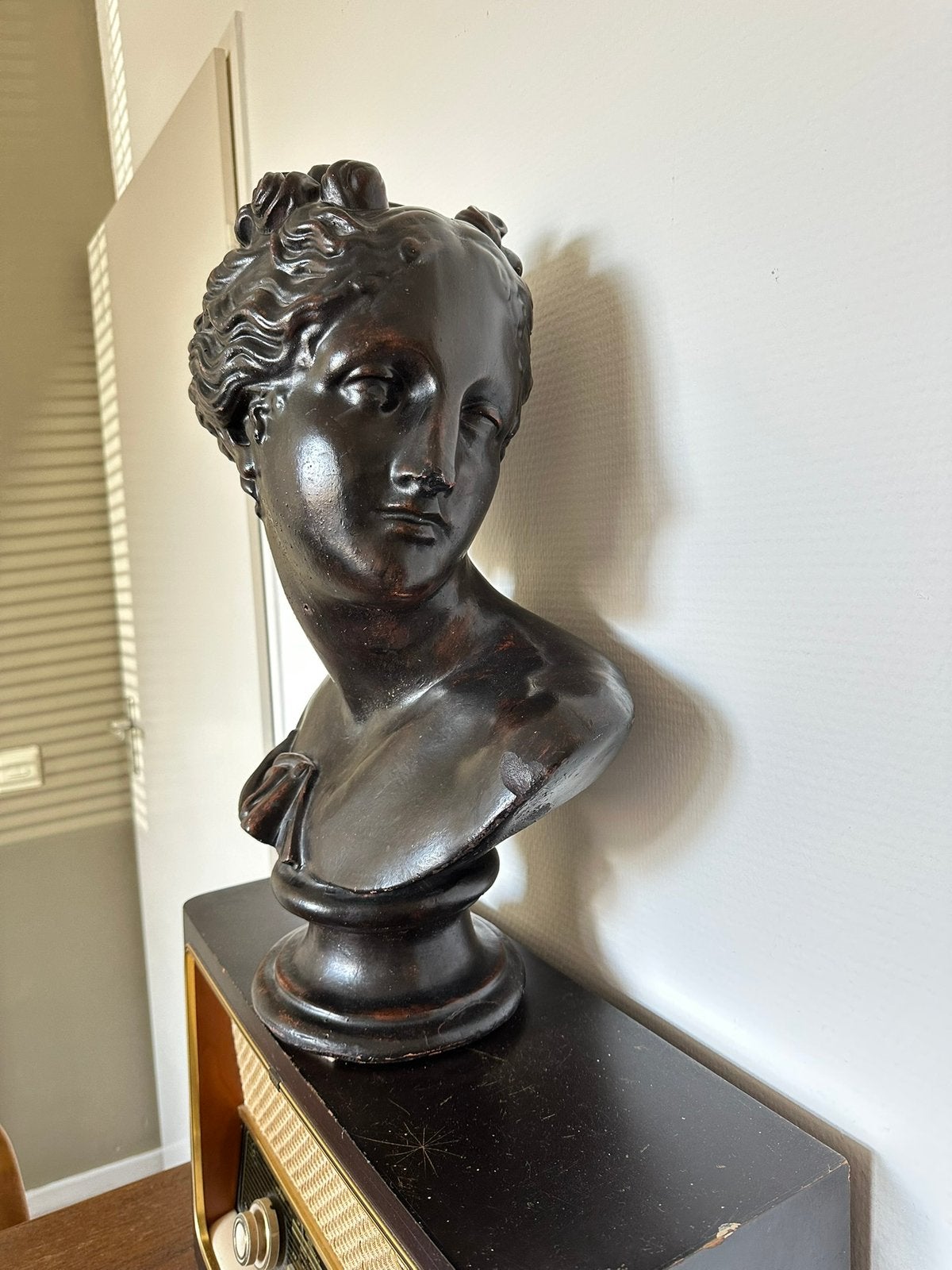 Klassiek borstbeeld, terraccotta keramiek Venus Italica, Ophalen of Verzenden, Steen of Keramiek, Beeld, Vrouw