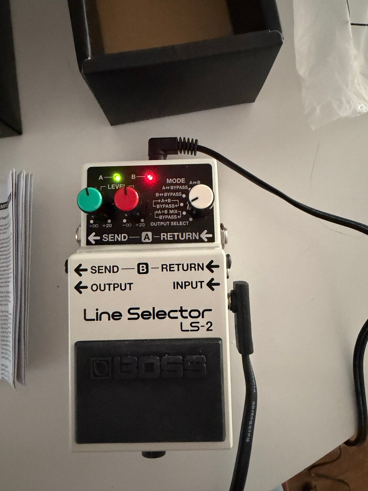 Boss LS-2 Line Selector - Zo goed als nieuw, Ophalen of Verzenden, Zo goed als nieuw, Overige typen