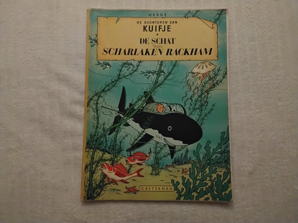 Kuifje De schat van Scharlaken Rackham, Boeken, Eén stripboek, Ophalen of Verzenden