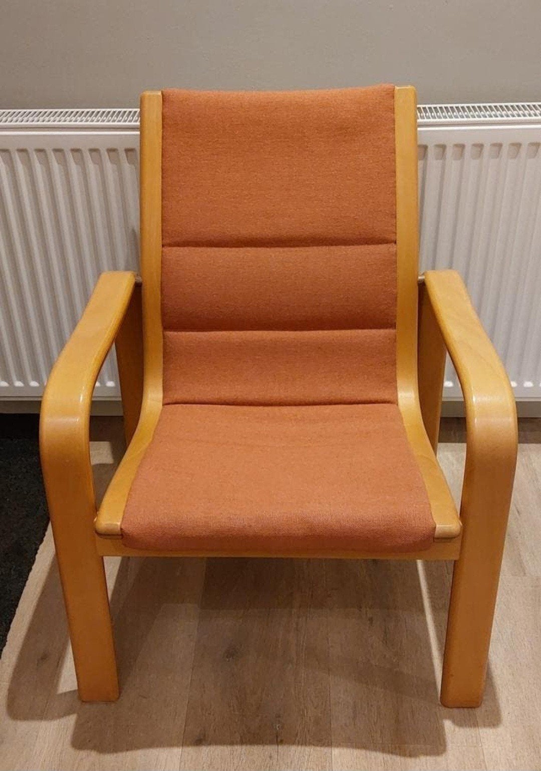 Yngve Ekström vintage design Zweedse fauteuil, Ophalen, Zo goed als nieuw, 50 tot 75 cm