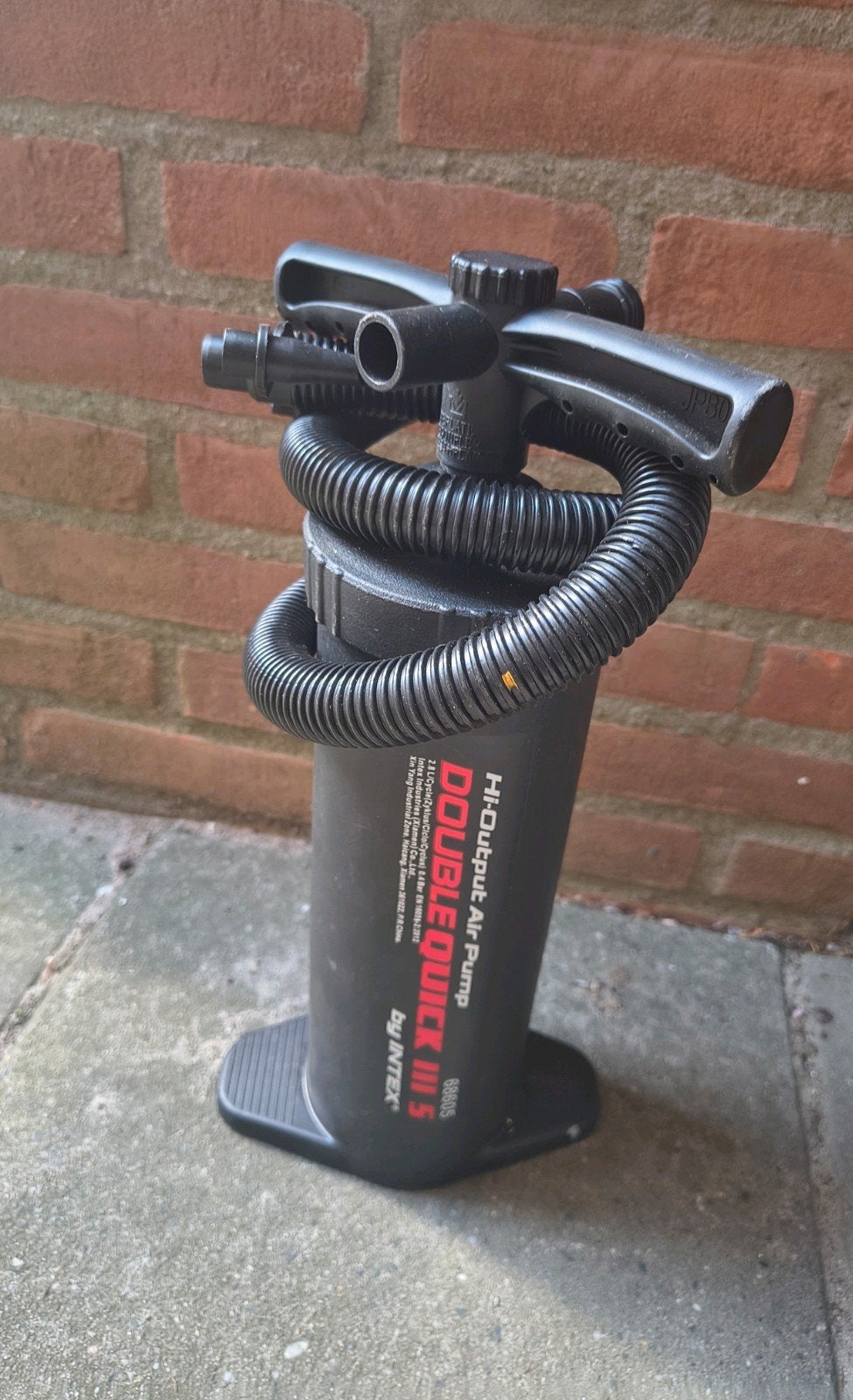 Handluchtpomp, Ophalen, Handmatig