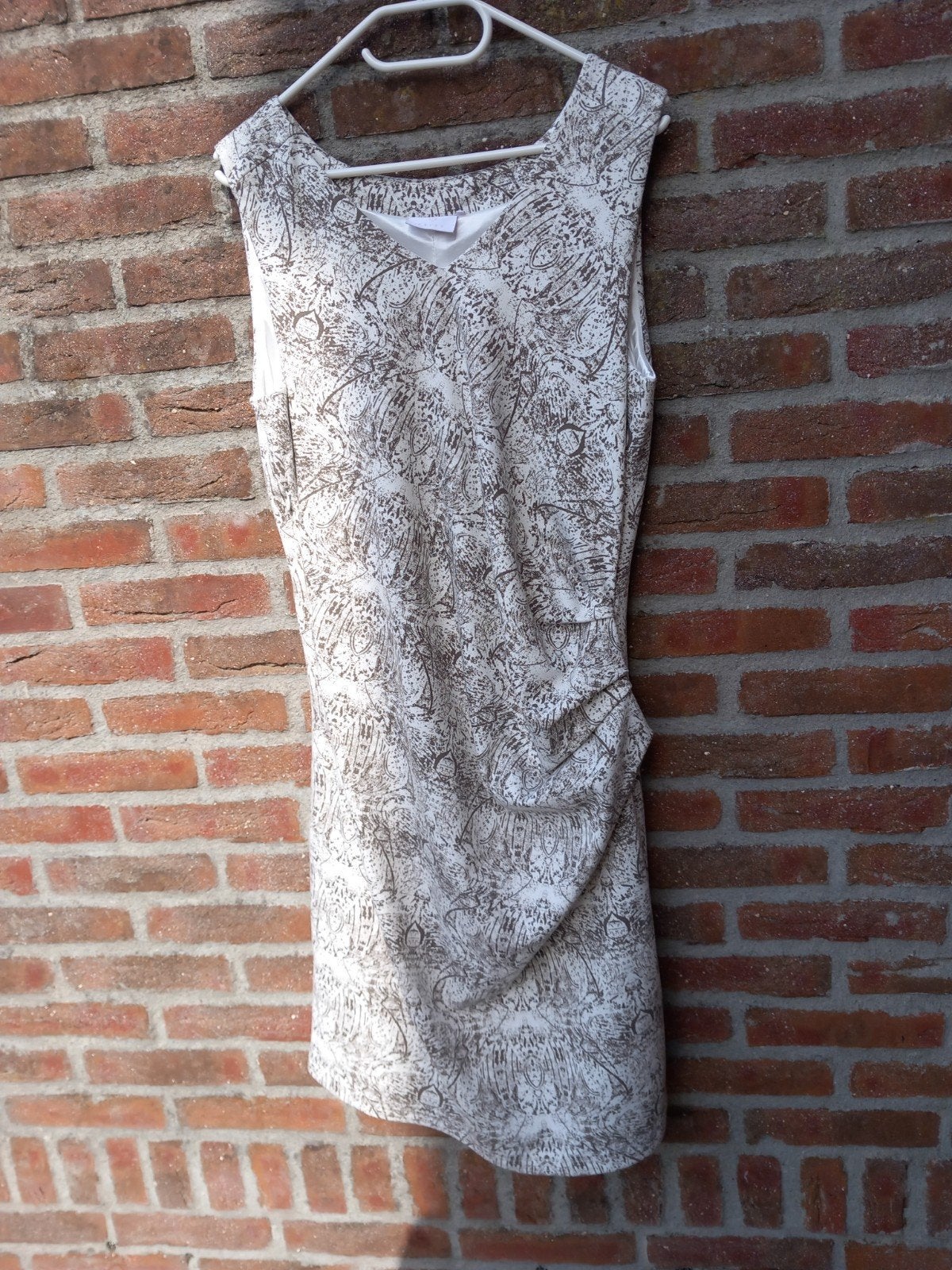 Kaffe jurk mt XL, Kaffe, Wit, Maat 42/44 (L), Ophalen of Verzenden