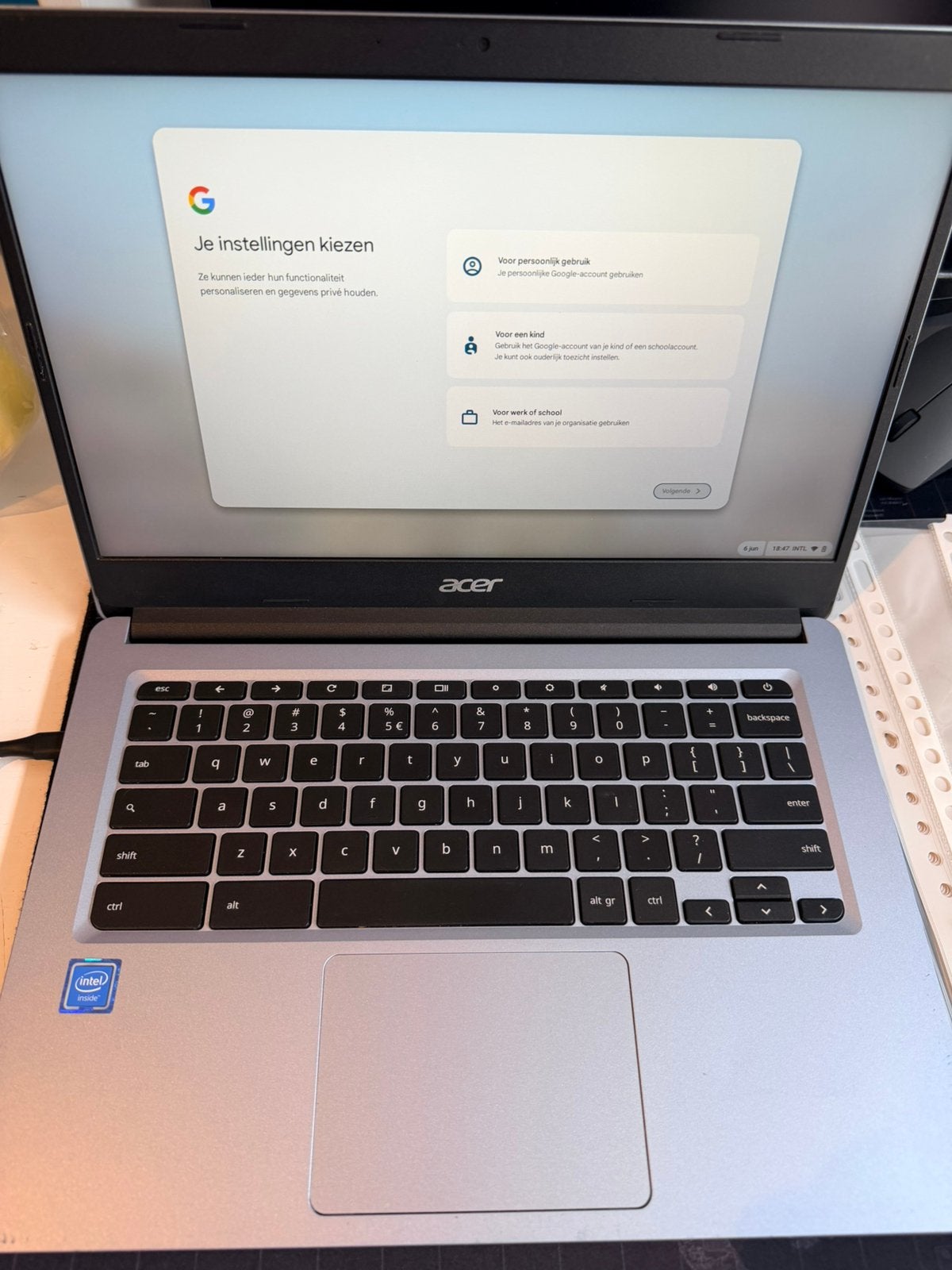 Acer chromebook touchscreen, 14 inch, 4 GB of minder, 64 GB, Touchscreen