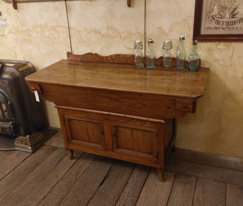 Oude bakkerstafel  deegbak werktafel, Ophalen