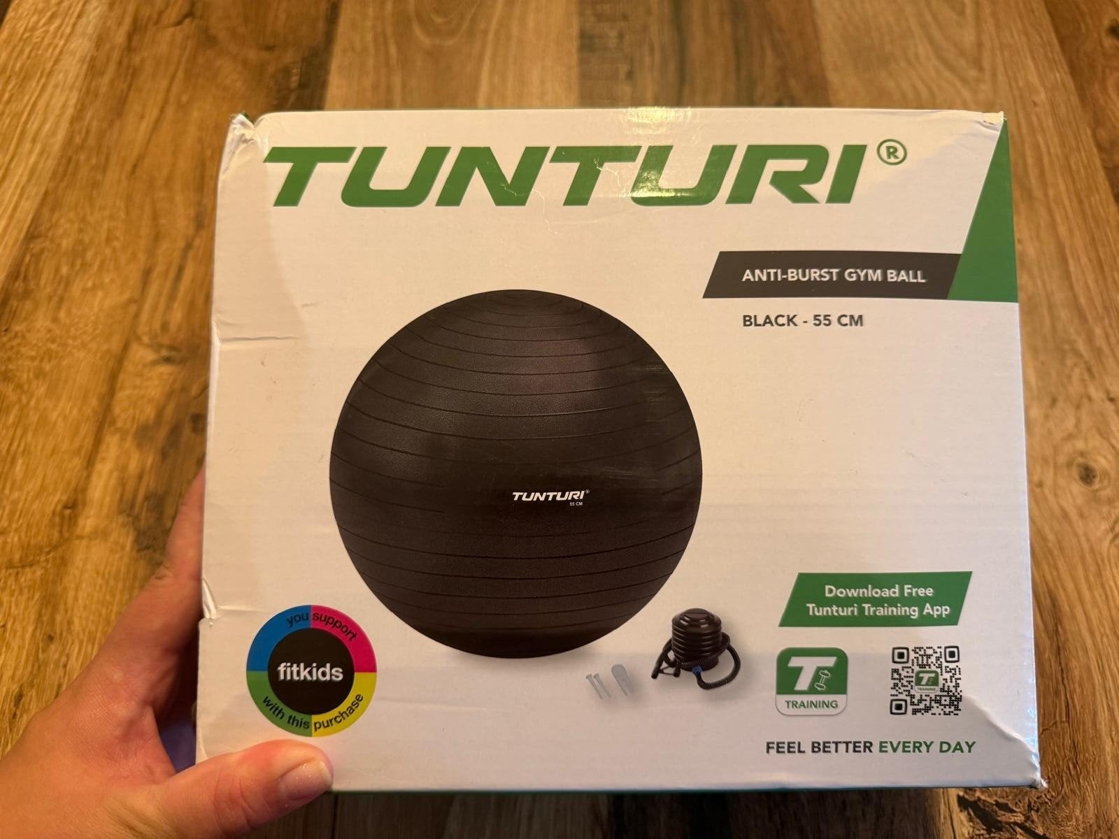 Fitness bal, Yoga bal, Pilates bal, Gymbal (Tunturi) (nieuw), Ophalen of Verzenden, Nieuw