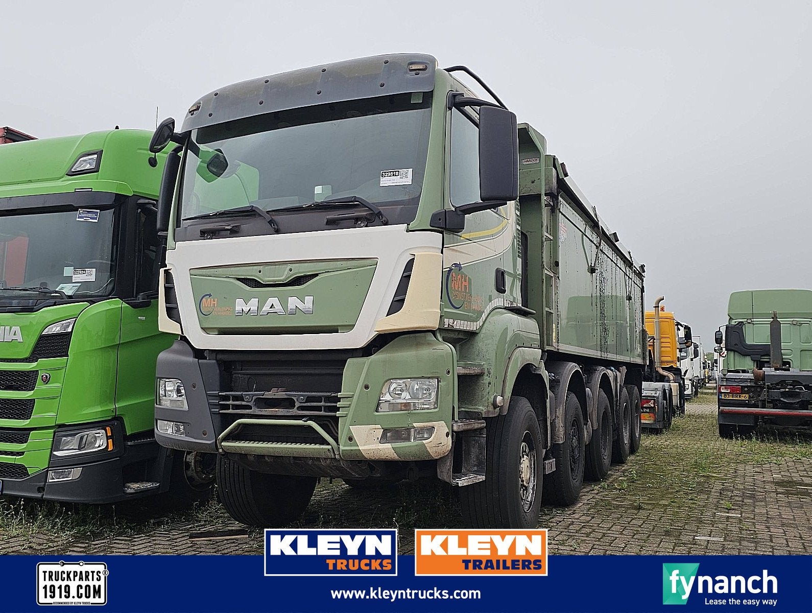 M.A.N. 49.460 TGS 10x8 bb 22m3 tipper, Auto's, 460 pk, Euro 6, Overige kleuren, MAN