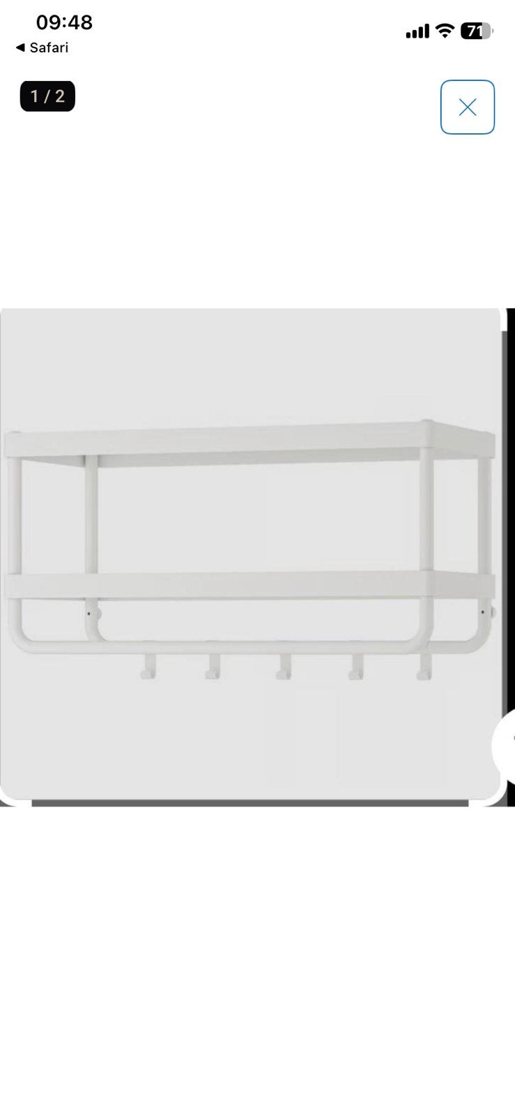 Te koop IKEA Mackapar kapstok, Zo goed als nieuw, Minder dan 100 cm, Hout, Ophalen