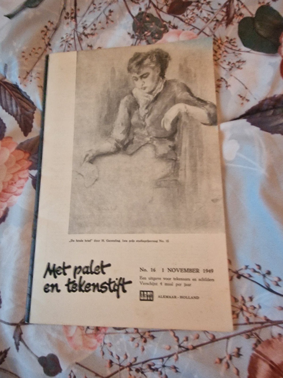 Met Palet en Tekenstift No. 16 - November 1949, Ophalen of Verzenden, Gelezen, Overige typen