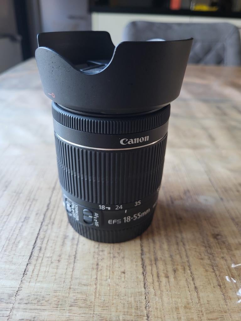 Canon EF-S 18-55mm f/3.5-5.6 IS STM lens, Ophalen, Zo goed als nieuw