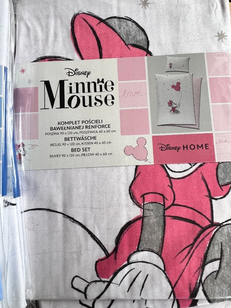 Minnie dekbedovertrek 90x120cm, Ophalen of Verzenden, Mickey Mouse, Nieuw, Kleding of Textiel