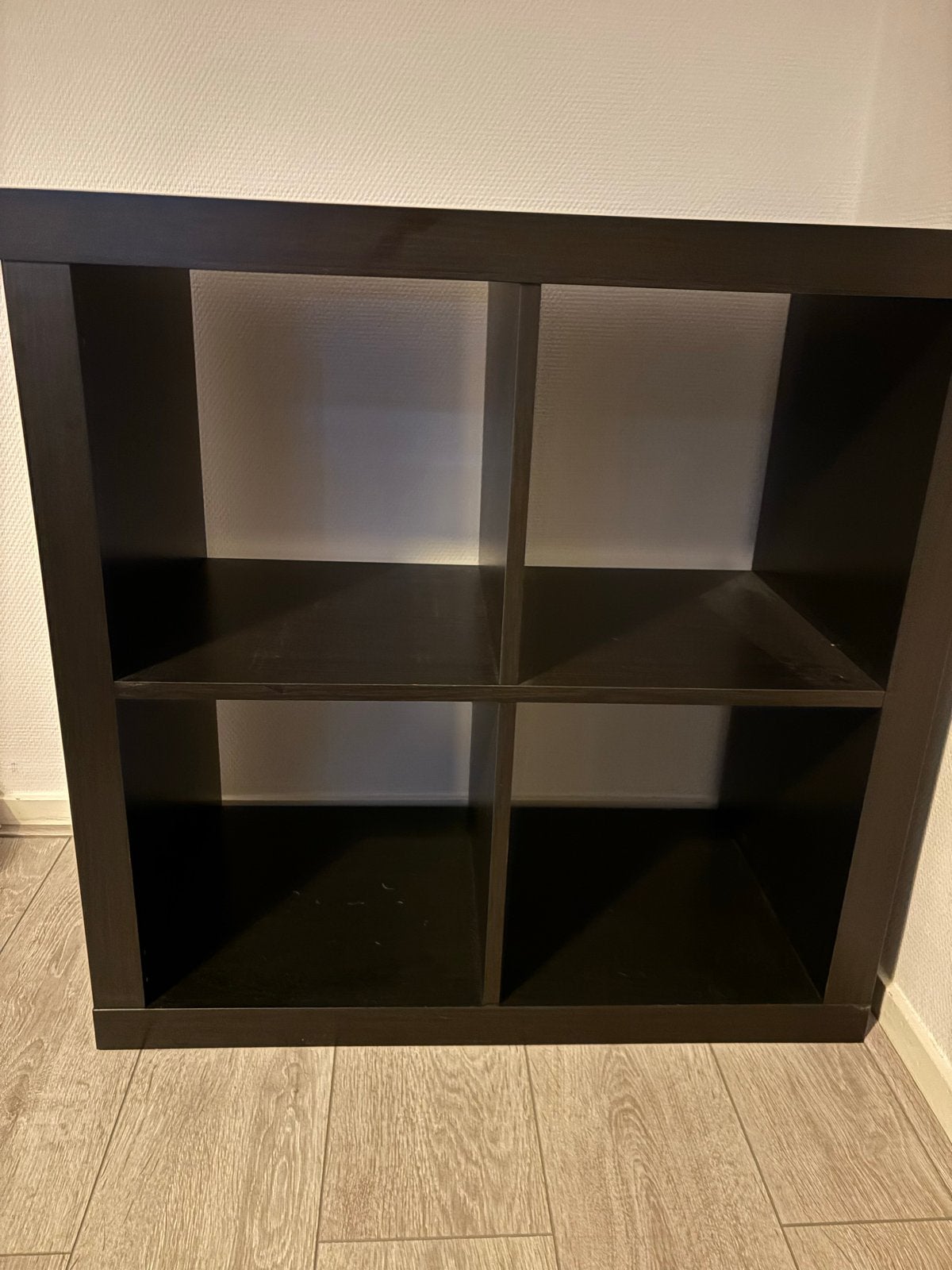 IKEA Kallax Kast 2x2 Vakken - zwart, Ophalen, Gebruikt, Minder dan 150 cm, Minder dan 100 cm