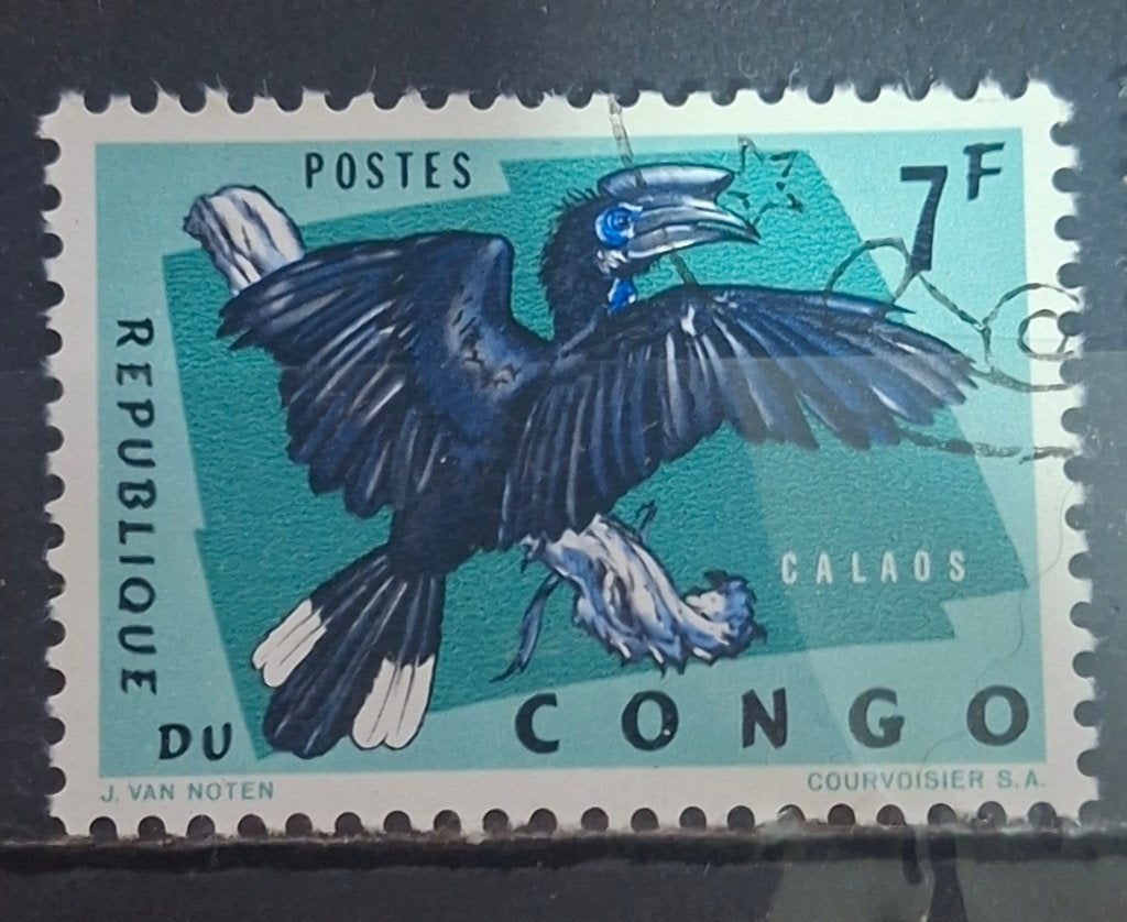 Congo Postzegel (B3-P25), Ophalen of Verzenden, Overige landen, Gestempeld