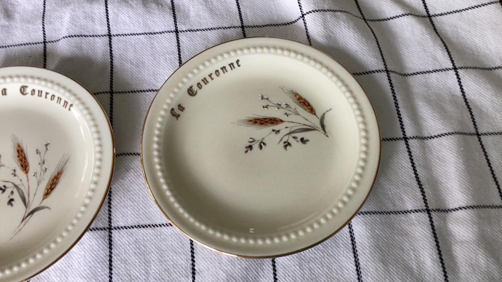 Art de Limoges gebaksbordjes 2 x, Ophalen of Verzenden
