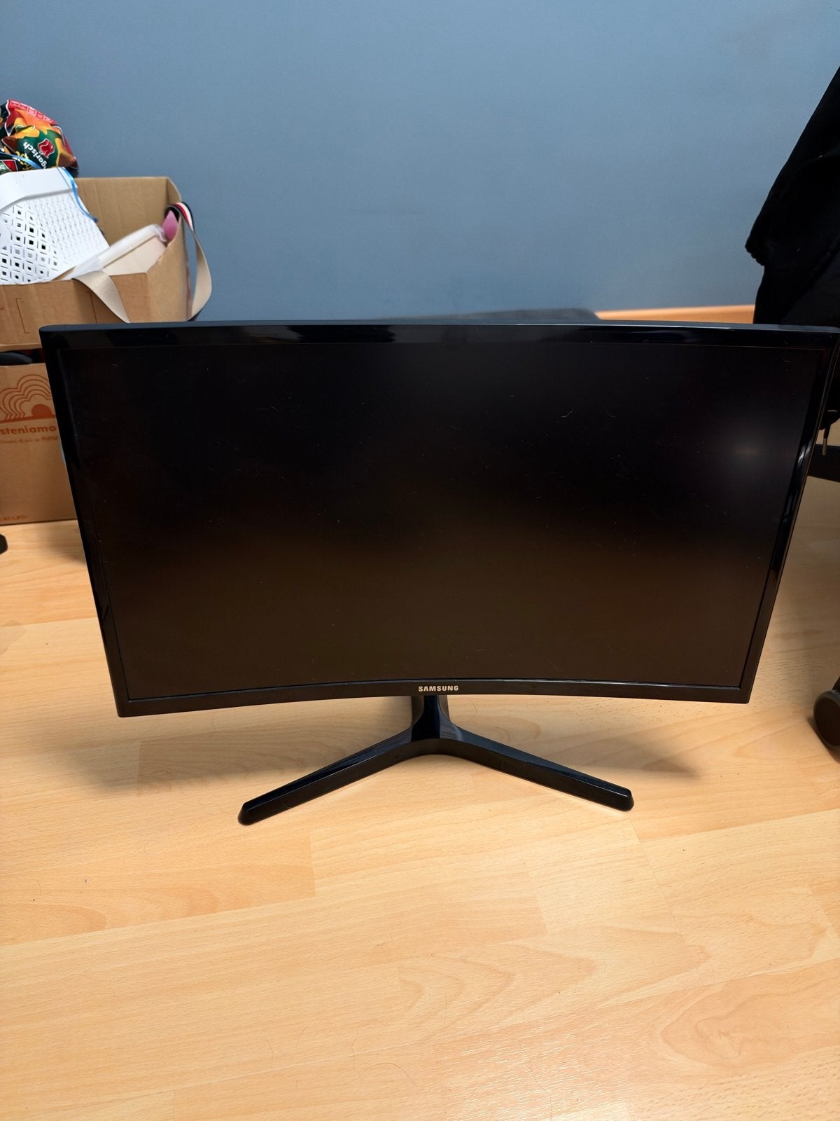 Samsung CF396 24 inch Curved Monitor - Zo goed als nieuw, HDMI, Curved, Full HD, Zo goed als nieuw