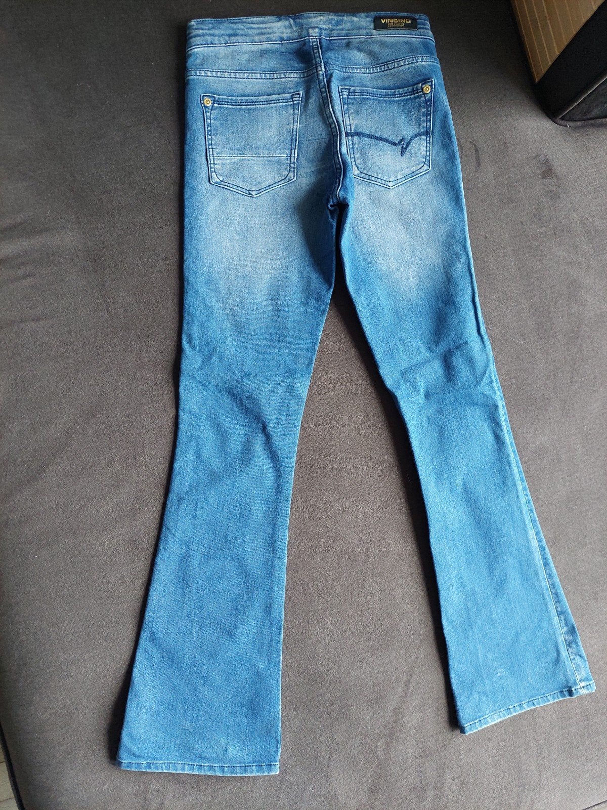 Vingino 4-way stretch flared jeans maat 152, Broek, Gebruikt, Meisje, Ophalen of Verzenden