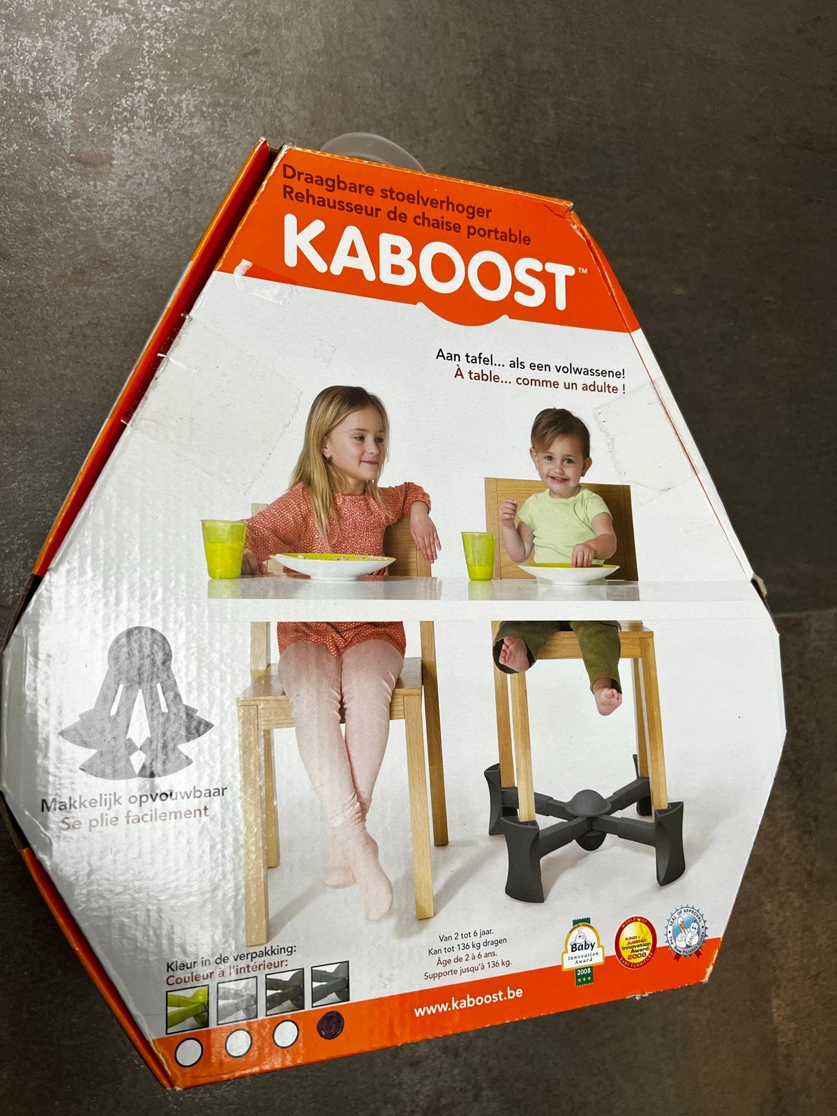 Kaboost stoelverhoger - Verstelbaar en stabiel, Kinderen en Baby's, Ophalen of Verzenden, Nieuw, Overige typen, Aanschuifbaar
