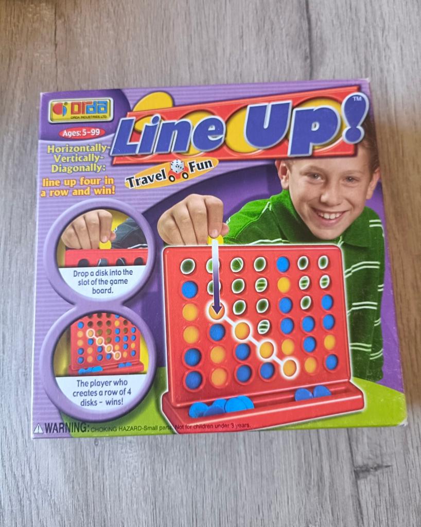 Line Up! Reisspel - Vier op een rij, Gebruikt, Dida, Verzenden, Een of twee spelers
