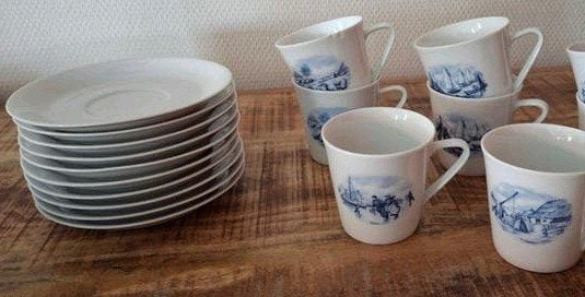 Bavaria porselein kop en schotel vintage, Ophalen