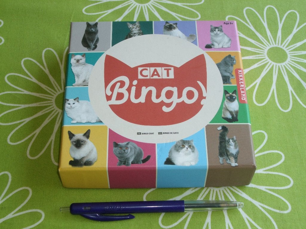 Nieuw: Cat Bingo - Bingo met katten thema, Vijf spelers of meer, Ophalen of Verzenden, Zo goed als nieuw
