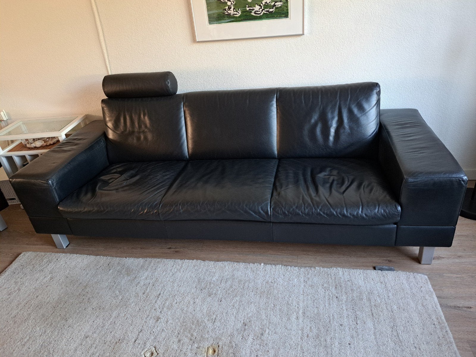 Anti Pode by Leolux Leren Bankstel 3 zits+love seat, Huis en Inrichting, Ophalen, Gebruikt, Driepersoons, 75 tot 100 cm