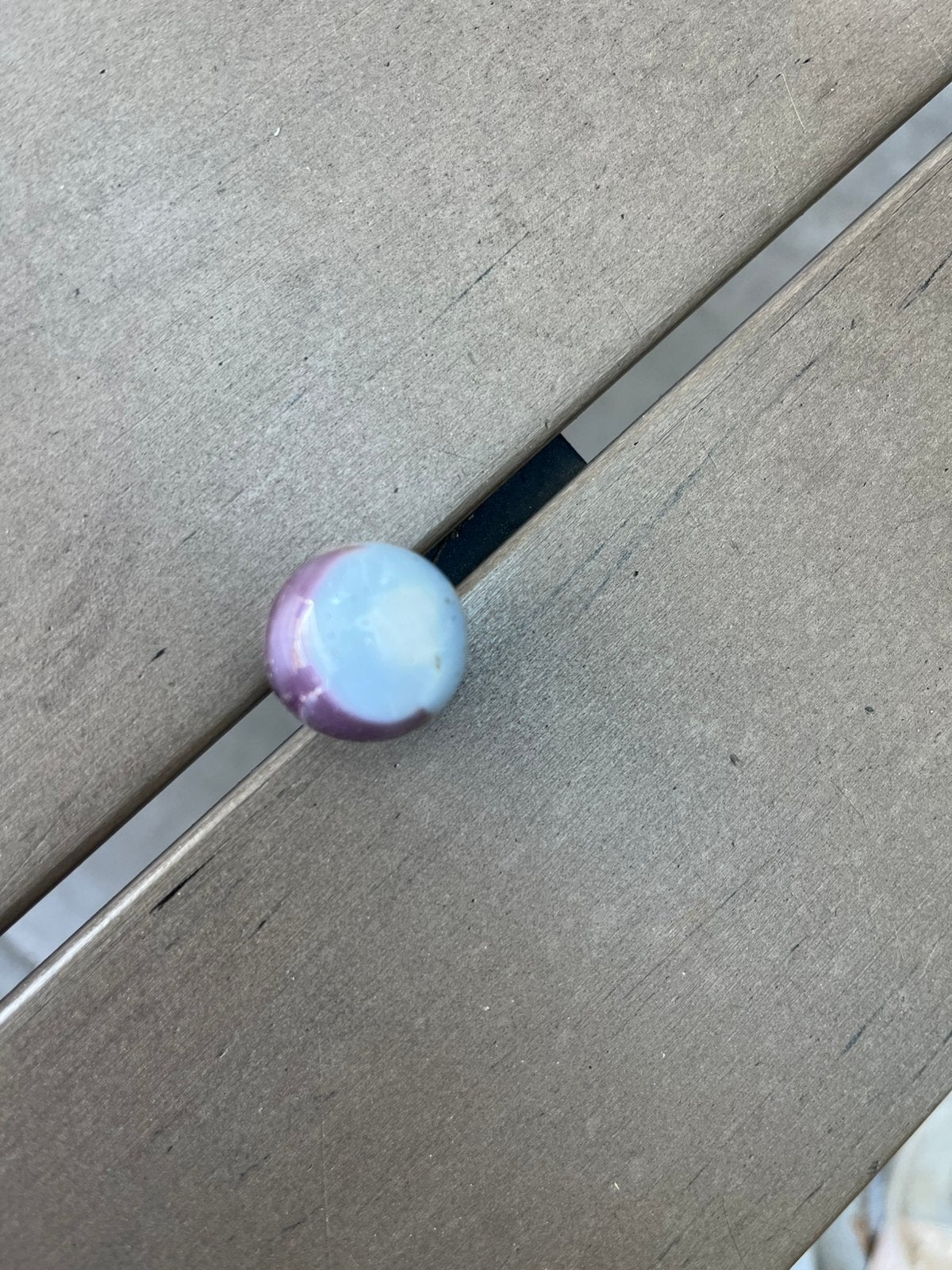 k een vintage Marble King Rainbow knikker, Ophalen of Verzenden