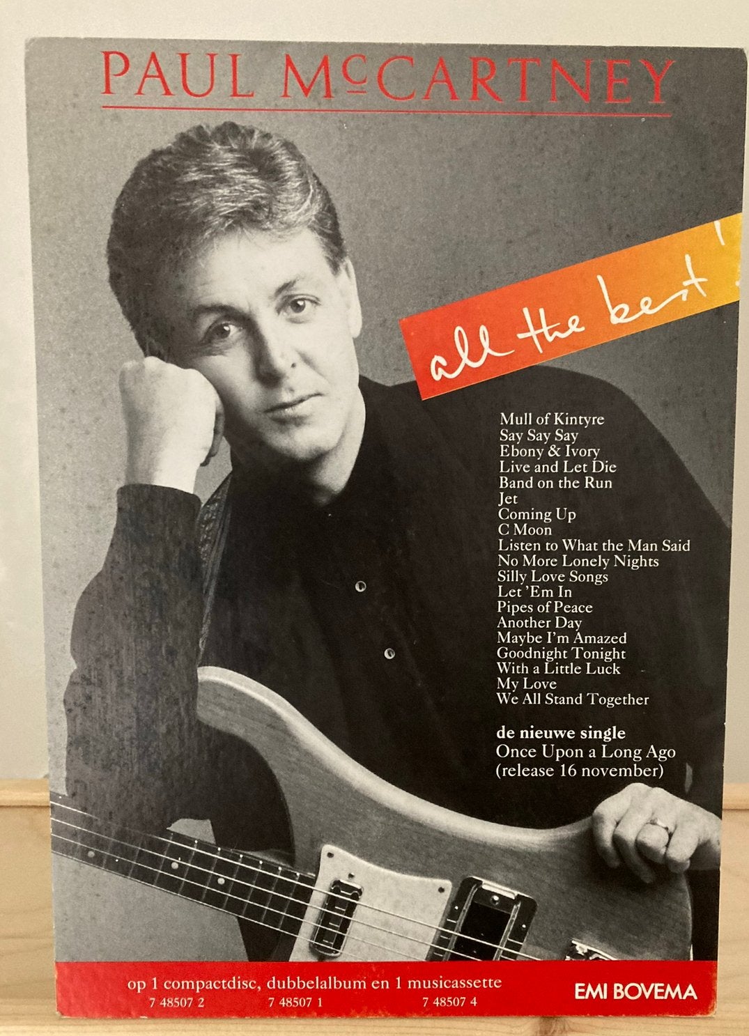 Paul McCartney winkel display, Ophalen of Verzenden, Zo goed als nieuw, Foto of Kaart