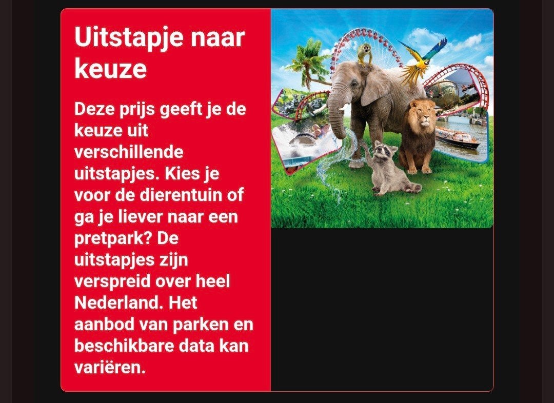 4 kaartjes voor uitstapje naar keuze! Vaste prijs., Tickets en Kaartjes