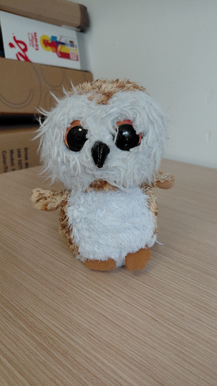 Ty beanie boo uil, Ophalen of Verzenden, Zo goed als nieuw, Overige typen