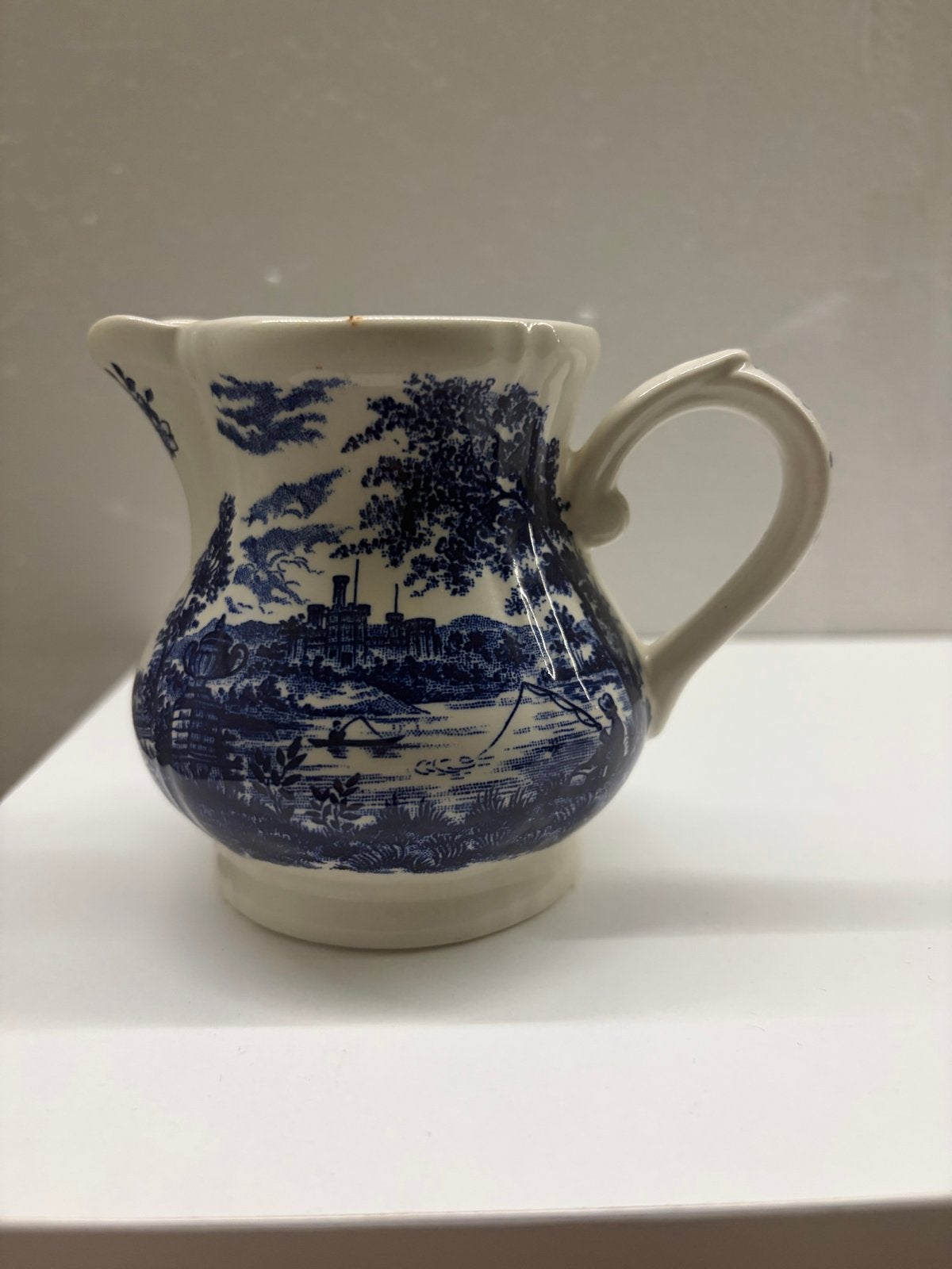 Antieke Ironstone Broadhurst English Scene Melkkan, Ophalen