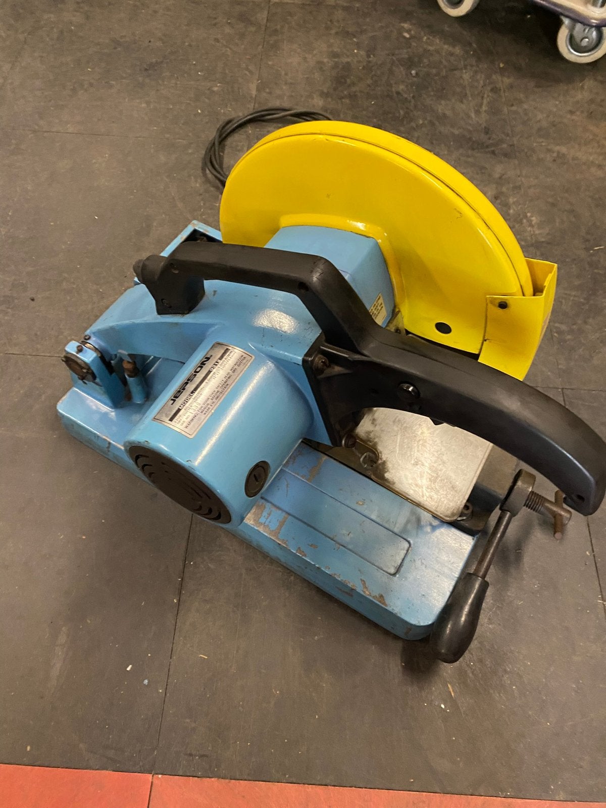 Afkortzaag Jepson 9312 Dry Cutter., Doe-het-zelf en Verbouw, Ophalen, Zo goed als nieuw, Afkortzaag, 30 tot 70 mm