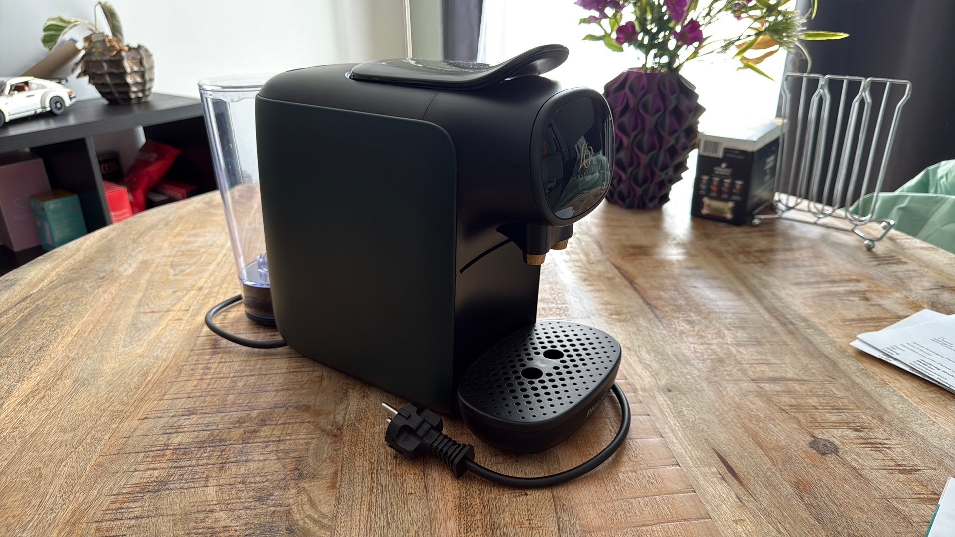 Lor barista met toebehoren, Ophalen, Zo goed als nieuw, Espresso apparaat
