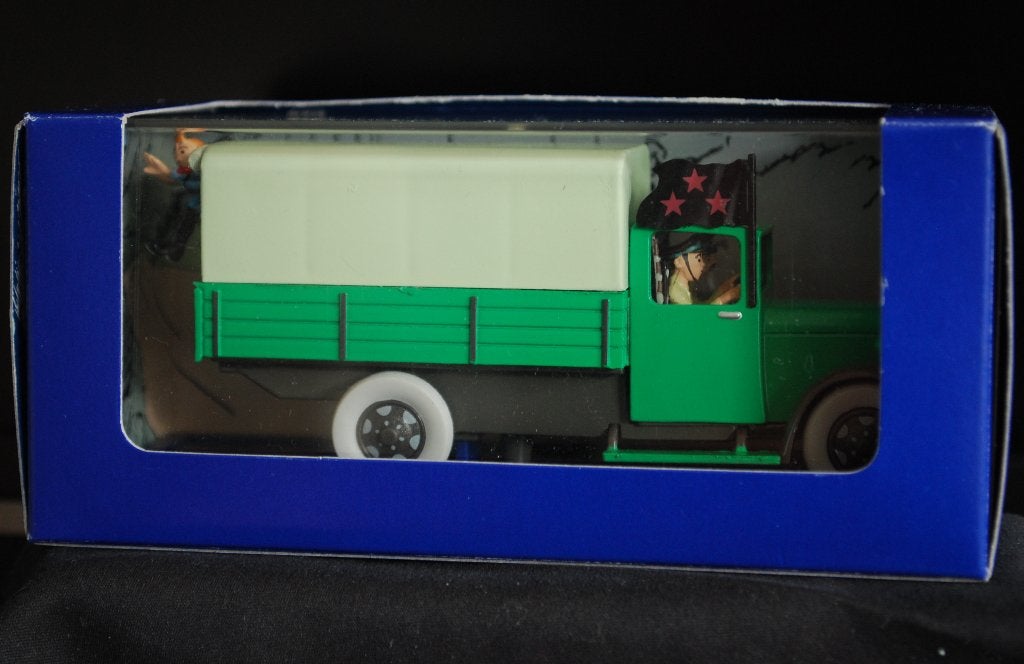Kuifje auto No.63 De militaire vrachtwagen [Het Gebroken Oor, Ophalen of Verzenden, Zo goed als nieuw, Bus of Vrachtwagen, Overige merken