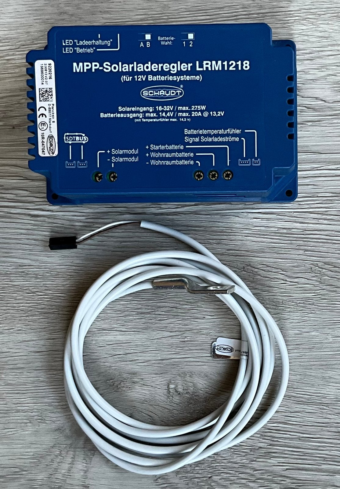 Schaudt LRM1218 (A en B versie) MPPT solarregelaar, Schaudt, Zo goed als nieuw, Service@schaudt.de, Planckstr. 8 Markdorf