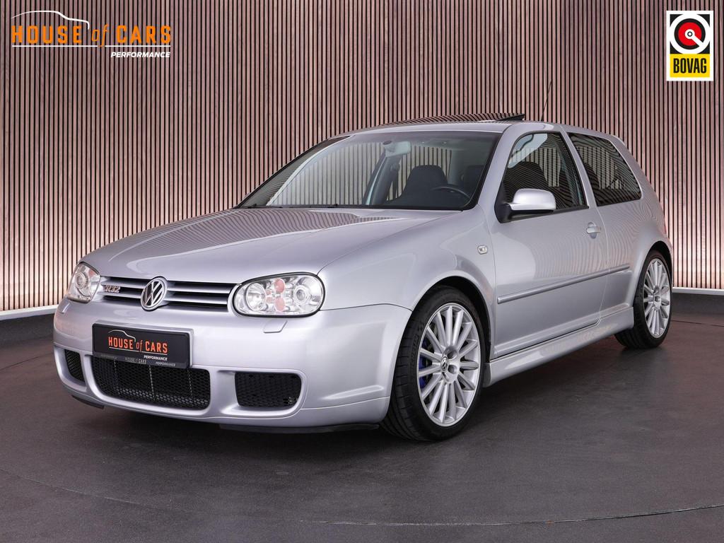 Volkswagen Golf R32 3.2 V6 HANDGESCHAKELD |Orgineel Nederlan, Auto's, Zwart, Bedrijf, Handgeschakeld, Vierwielaandrijving