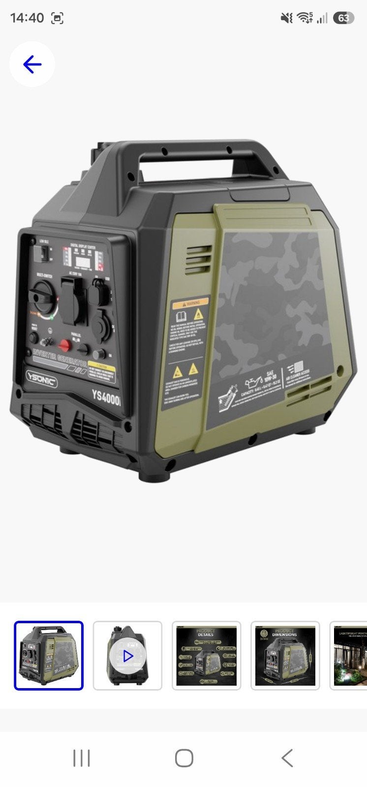 generator, Ophalen of Verzenden, Overige typen