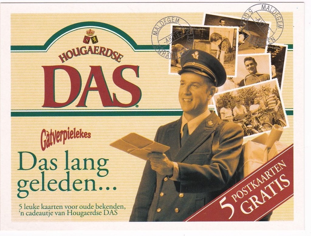 5x ansicht - Das /Hoegaarde Gatverpielekes DAS lang geleden, Ophalen, Nieuw, Reclamebord, Plaat of Schild, Overige merken