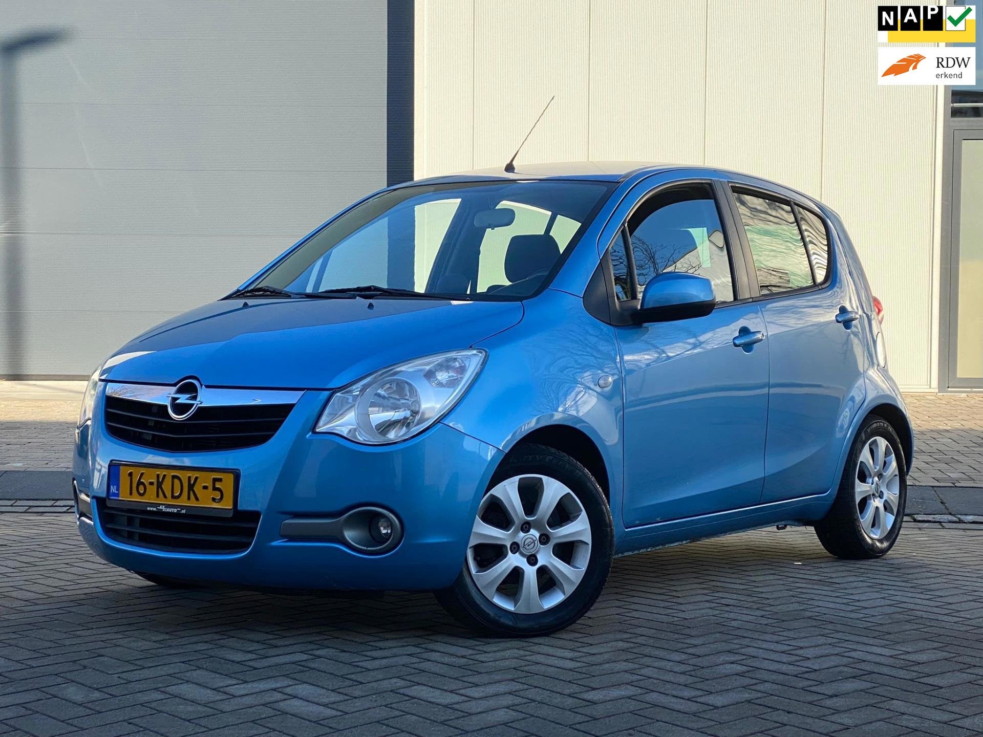 Opel Agila 1.0 Edition, Auto's, Dealer onderhouden, Gebruikt, 31 €/maand, Blauw