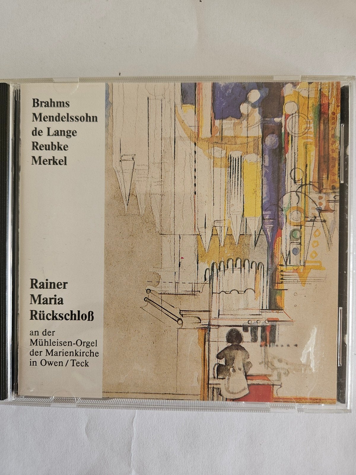 Rainer Maria Rückschloß - Orgelmuziek (Brahms, Mendelssohn), Gebruikt, Brahms, Ophalen of Verzenden, Romantiek