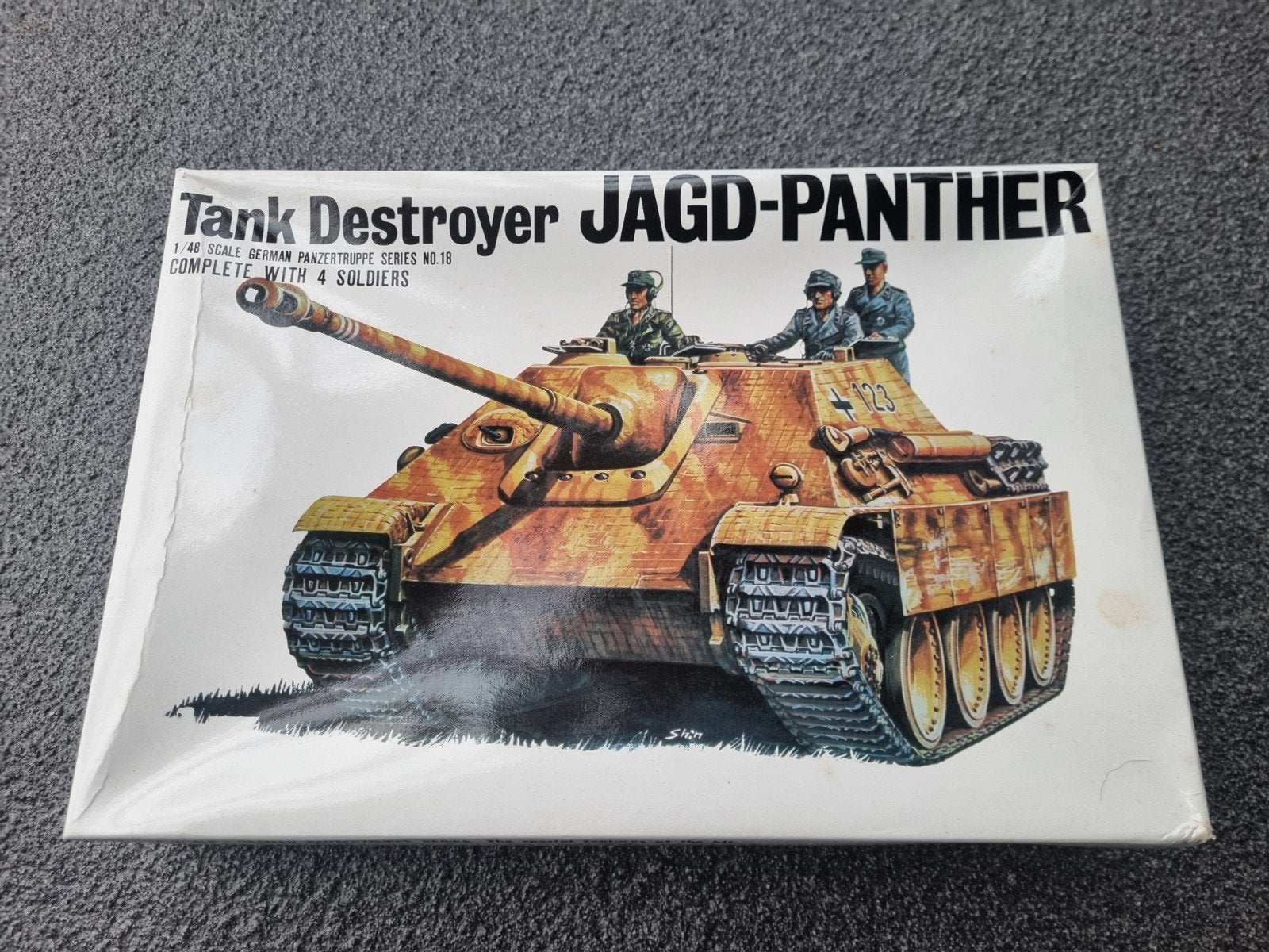 Bandai.  Jagdpanther 1/48., Overige merken, 1:50 of kleiner, Overige typen, Nieuw